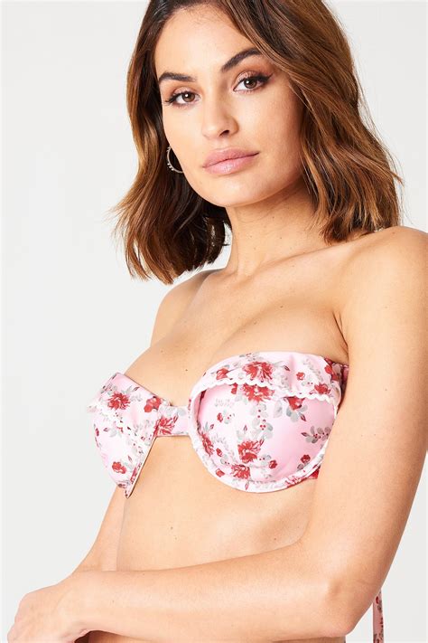 Frill Bikini Top Multicolor Na Kd