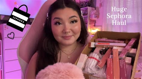 Asmr Huge Sephora Haul Youtube