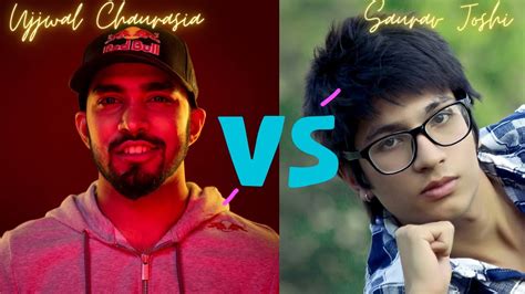 Ujjwal V S Saurav Techno Gamerz V S Sourav Joshi Vlogs Youtube