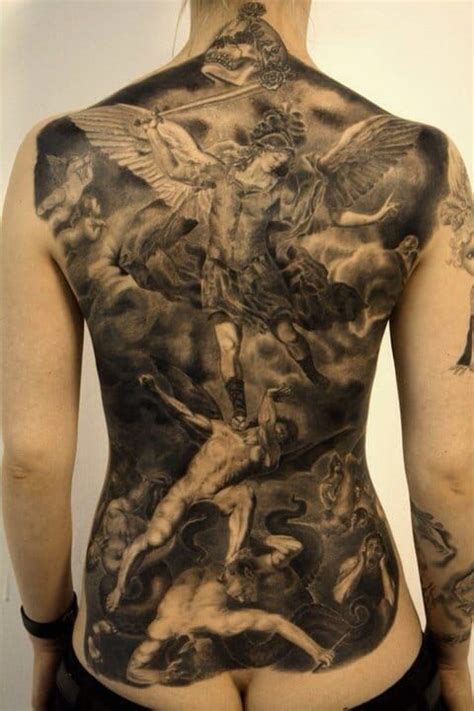 Powerful Protective Archangel Michael Tattoos Tattoodo