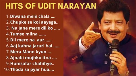 Top 10 Best Song 90s Udit Narayan Romantic Hits Of Udit Narayan