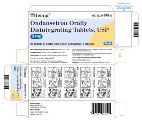 Ondansetron ODT Tablet 8mg, 3x10 UD - Merit Pharmaceutical