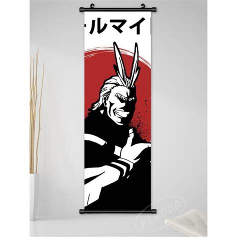 Vert 30x90cm Affiche murale sur toile imprimée My Hero Academia