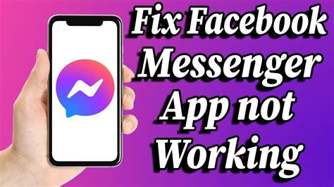 Fix Facebook Messenger App Not Working Problem Android How To Fix