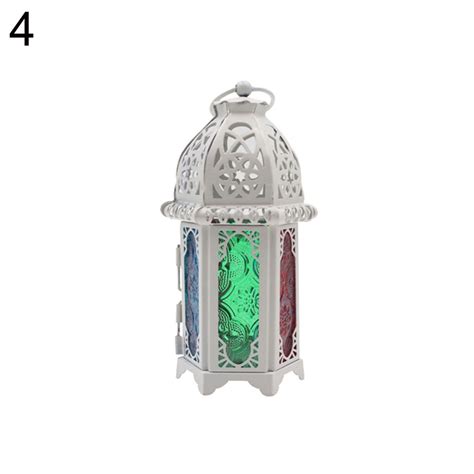 Glassical Moroccan Style Candle Lantern Lighteuropean Candlestick Vintage Hanging Candle Holder