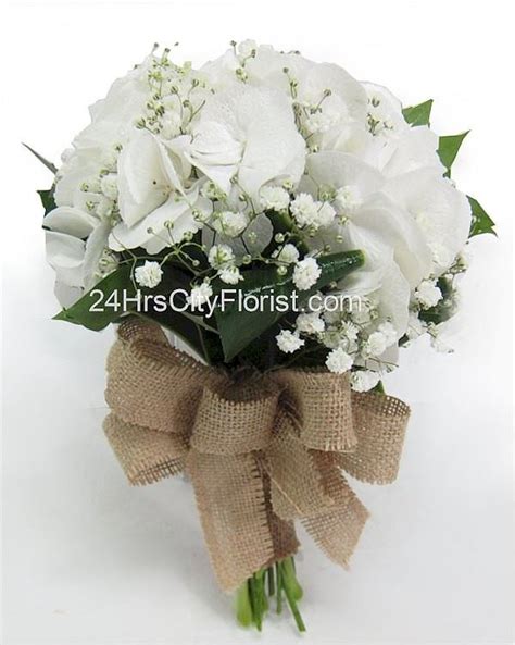 White Hydrangea Bouquet