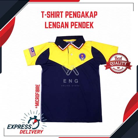 016SS NEW T SHIRT KADET PENGAKAP SCOUT YELLOW BUDAK SEKOLAH