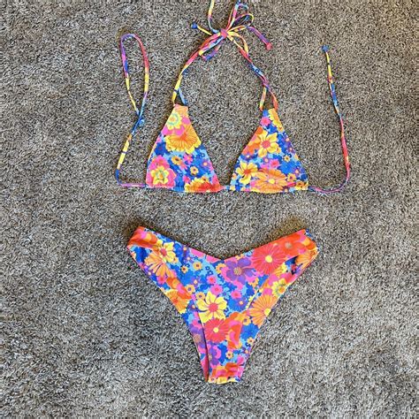 Kulani Kinis Bikini In Sapphire Sun Both Size US Depop