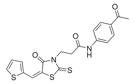 N Acetylphenyl E Oxo Thienylmethylene Thioxo