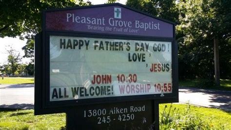 Father S Day Church Signs