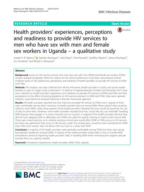 Pdf Health Providers Experiences Perceptions And Readiness To