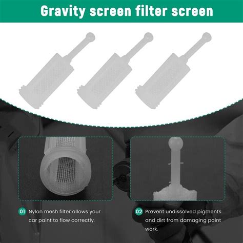 Pcs Filtres Pistolet Pulv Risation Gravit Universelle Maille