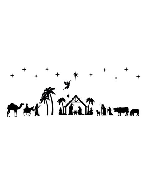 Nativity Scene SVG, Nativity SVG, PNG, Eps, Dxf, Jpg Instant Digital ...