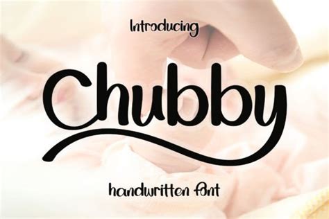 Chubby Font By Asmunin78 Creative Fabrica