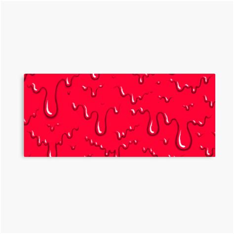 "Red Slime" Canvas Print by SesakaTH | Redbubble