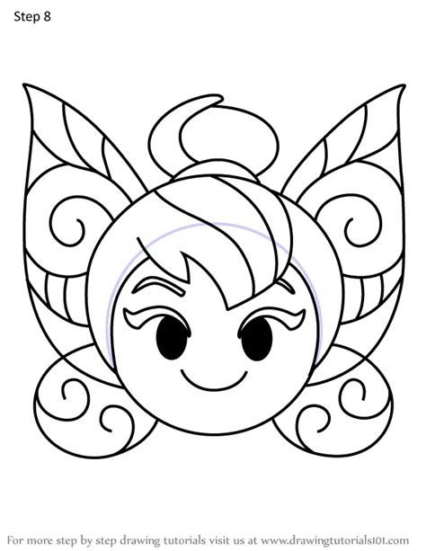 How To Draw Electrical Parade Tinker Bell From Disney Emoji Blitz