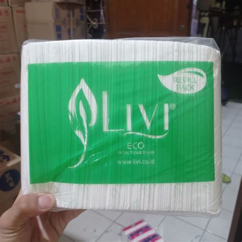 Jual Tissue Livi Eco Facial Refill Gram Tissue Livi Sheets