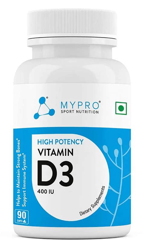 Mypro Sport Nutrition Vitamin D Capsules Jiomart