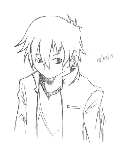 Anime Boy Drawing Step By Step At Getdrawings Free Download