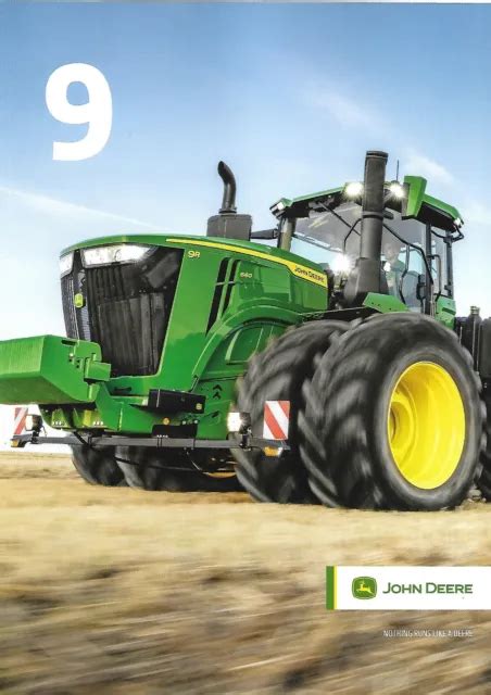 John Deere 9 Series Tractor Brochure 0322 £250 Picclick Uk