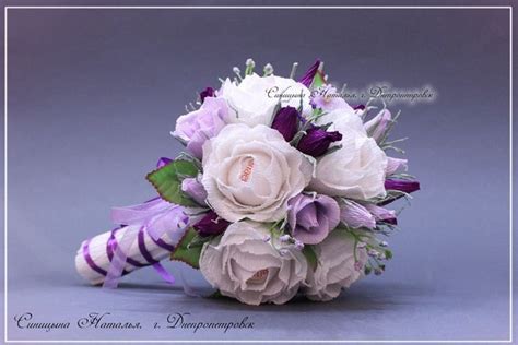 Ручные букеты из конфет Натальи Синицыной | Crepe paper flowers, Paper ...