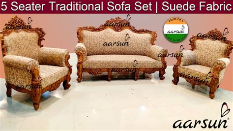 Traditional Wooden Sofa Set Designs Baci Living Room