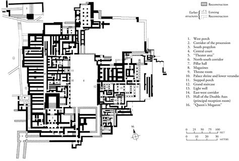 Knossos Palace Map