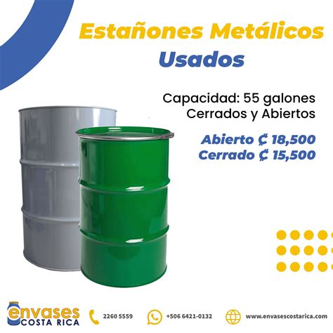 Envases - 🚀 ¡Atención! Tenemos disponibles estañones metálicos usados