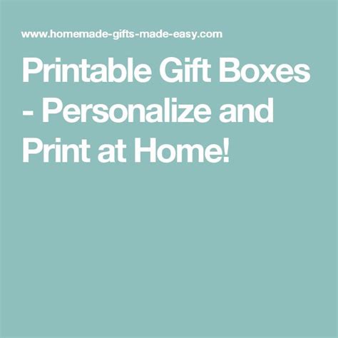 Free Gift Box Templates to Download, Print, & Make | Printable gift ...