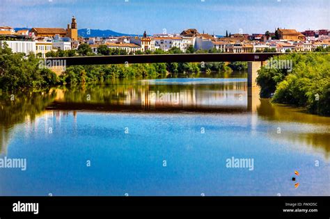 Modern Bridge River Guadalquivir Cordoba Spain Stock Photo - Alamy