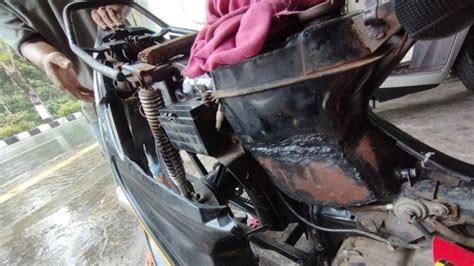 Mengintip Tangki Modifikasi Motor Bebek Pengetap Di Balikpapan Saat