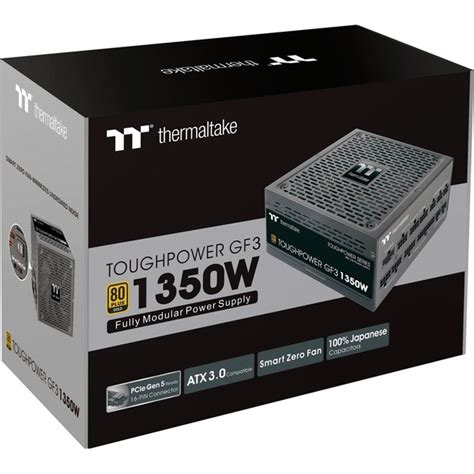 Thermaltake Toughpower GF3 1350W, PC-Netzteil schwarz, 1x 12-Pin High ...