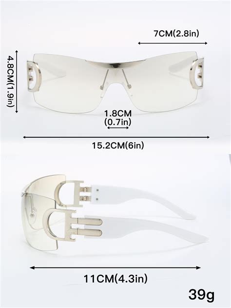 One Piece Lens Sunglasses Shein Usa