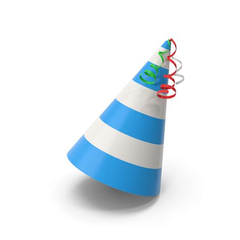 Blue White Party Hat 3D Object 2298758409 | Shutterstock