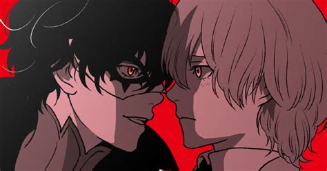 Persona 5 P5 Yaoi 【p5腐向け】主明とかまんがとか4 Pixiv