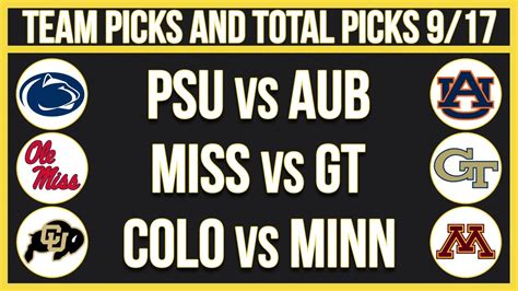 Free College Football Picks Today Ncaaf Betting Tips And