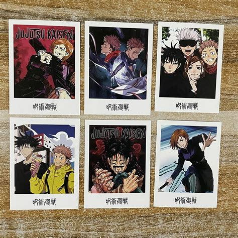 Tarjetas De Jujutsu Kaisen Lomo Marcap Ginas Inumaki Toge Gojo Satoru