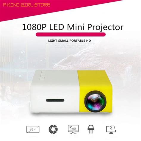 Mini Projetor Port Til X Pixels Yg Pro Suporta P