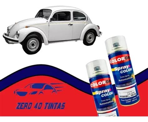 Kit Pintura Automotiva Spray Branco Star Vw Verniz Ml