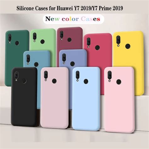 Funda Original Para Huawei Y7 2019 Carcasa Trasera Protectora De