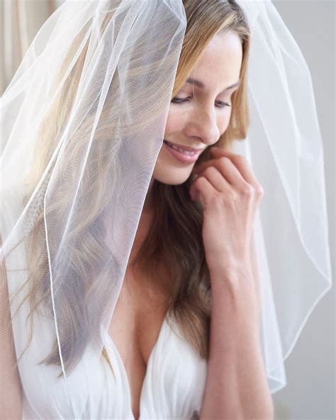 Pencil Edge Bridal Veil Bridal Wedding Veil Ivory Wedding Etsy