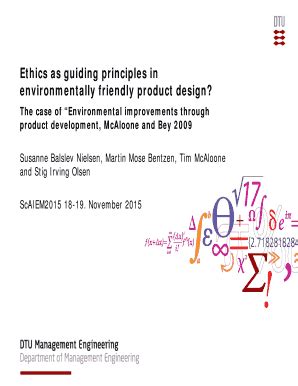 Fillable Online Ethics As Guiding Principles In Fax Email Print Pdffiller