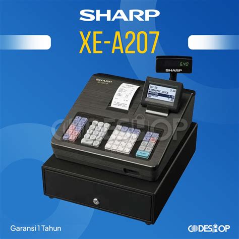 Jual Mesin Kasir Sharp Xe A Black Cash Register Shopee Indonesia