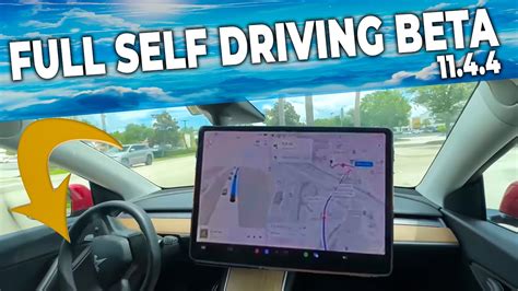 Tesla Full Self Drive 11 4 4 City Driving Test Youtube