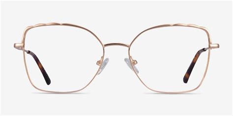 Rapture Rectangle Rose Gold Frame Glasses For Women Eyebuydirect