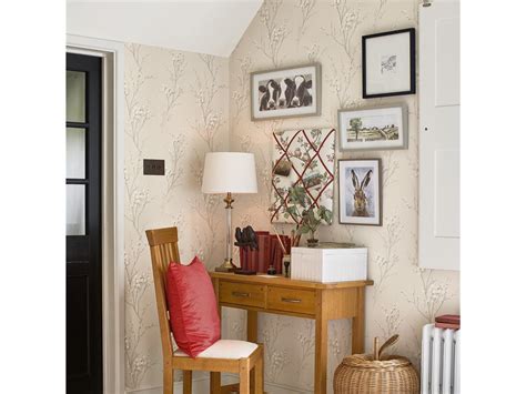 Laura Ashley Wallpaper Pussy Willow 113361 Dove Grey