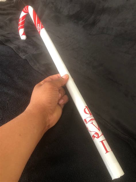 Pretty Boy Kane Kappa Alpha Psi Cane Red White Kane Etsy