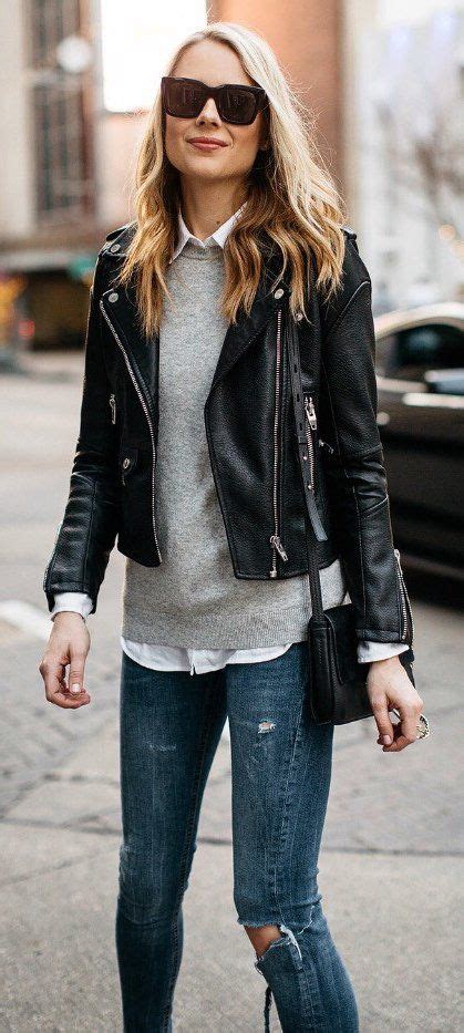 How To Style Black Leather Jacket