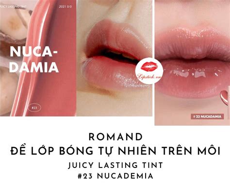 Review Son Romand Nucadamia Màu Đỏ Nâu Nude Đẹp Nhất