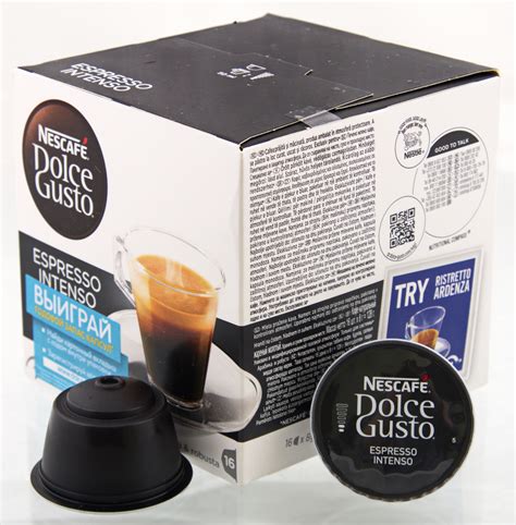 Кофе капсулы Nescafe Dolce Gusto Espresso Intenso купить в Москве в